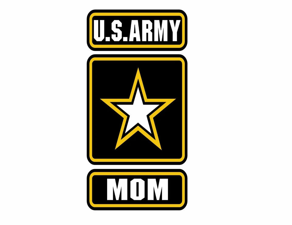 ORACAL US ARMY MOM VINYL DECAL STICKER ARMY STRONG