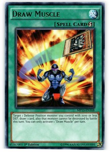Draw Muscle - MP15-EN168 - Rare - 1st Edition x3 - Near Mint