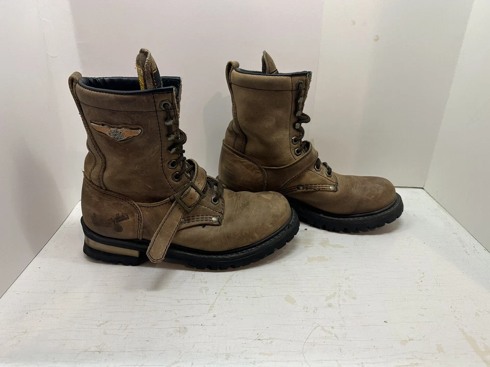 Botas Harley Davidson para mujer, talla 8,5 Foto 3 de 4