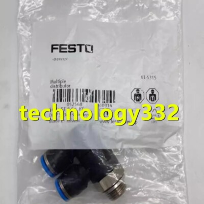 1PC NEW FESTO Splitter block splitter exhaust gas splitter QSLV2-G1/4-6186225#LM