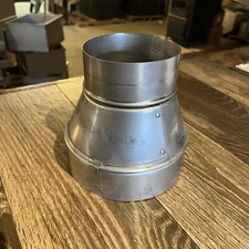 6” x 4” stainless steel stove pipe/chimney reducer/increaser