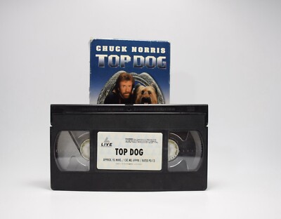 vhs - TOP DOG - Chuck Norris - 1995