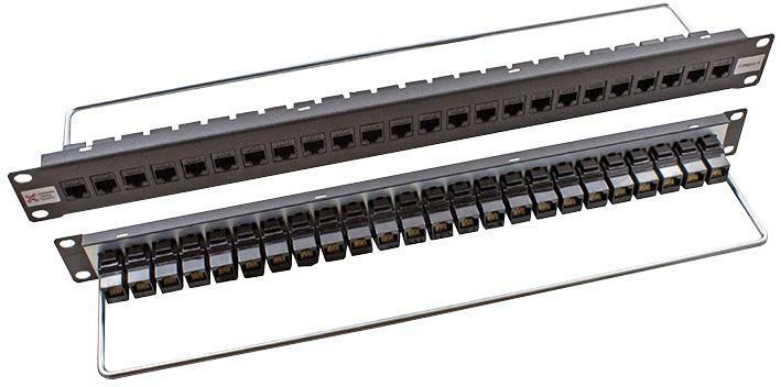 PANEL, THROUGH COUPLER, 24 WAY CAT6, CONNECTOR TYP FOR CONNECTIX CABLING SYSTEMS