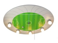 Kinder Deckenleuchte FußBall Stadion Mit Zugschalter FüR Led-Schlummerlicht