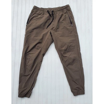 American Eagle Airflex+ Joggers Mens Medium Brown Stretch Tapered Athletic Pants - Image 1 of 4