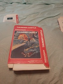 NEW ORIGINAL THUNDER CASTLE BOX for Intellivision - NEVER UNFLATTENED!