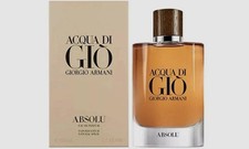 ACQUA DI GIO ABSOLU GIORGIO ARMANI Men Perfume EDP 125ml 4.2oz