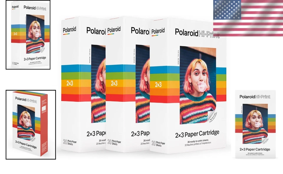 Vibrant 2x3 Sticky-Back Photo Paper - 60 Sheets for Hi-Print Pocket Printer - Image 2 of 4