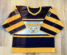 Vintage Athletic Knit Las Vegas Terriers Hockey Jersey 4XL