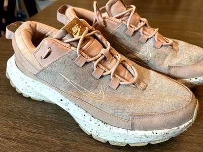 Nike Crater Remixa Sneakers Women's Size 9 Pink Cream Oxford Cork Running Shoes