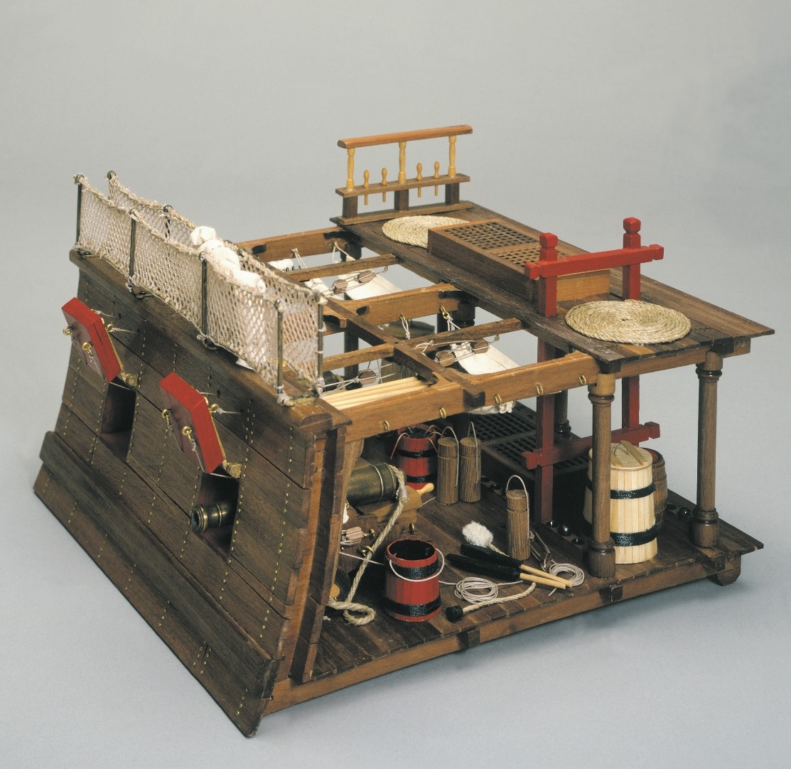 Mantua Between Decks Gun Bay Section Model Kit - English Fighting Ship circa ...
