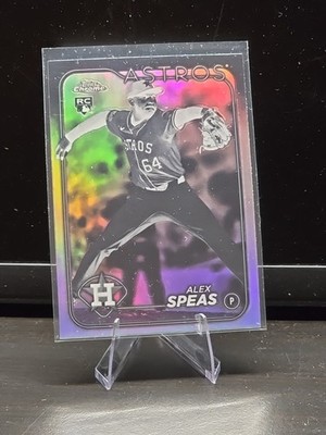 2024 Topps Chrome Update Alex Speas Negative Refractor Rookie #USC175