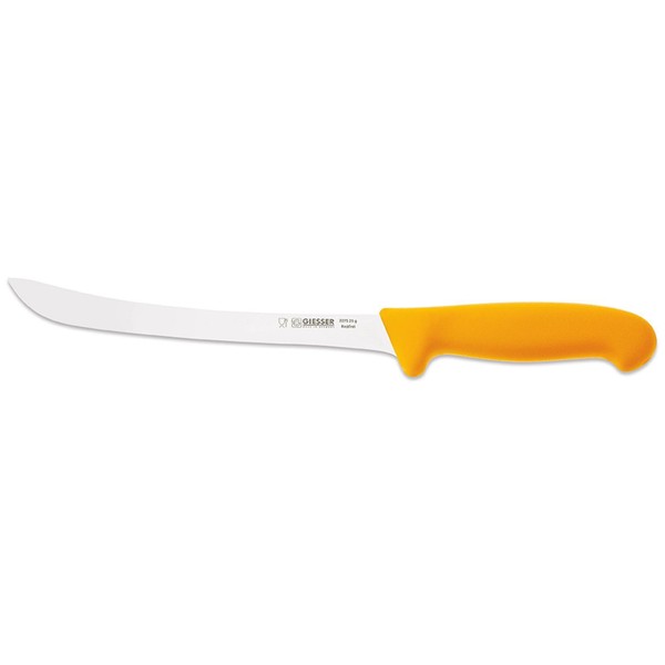 Giesser Fisch Filetiermesser 21 Cm Gelb Flexible Klinge Fischmesser 2275 21 G-image