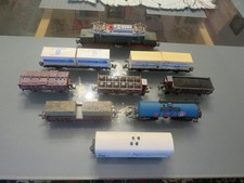 BTTB E-Lok Spur TT E94 065 Der DR Epoche III wie neu noch mit 8 x Güterwagen