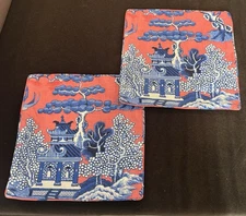 2 pillows, 18”x18” in Lee Jofa Willow Lake