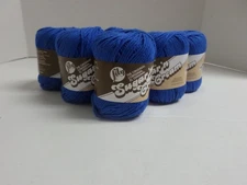 Sugar 'n Cream Cotton Yarn    Lot of 6     Dazzle Blue