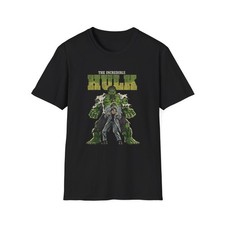 The Incredible Hulk graphic T-Shirt | Comic Hero Illustration
