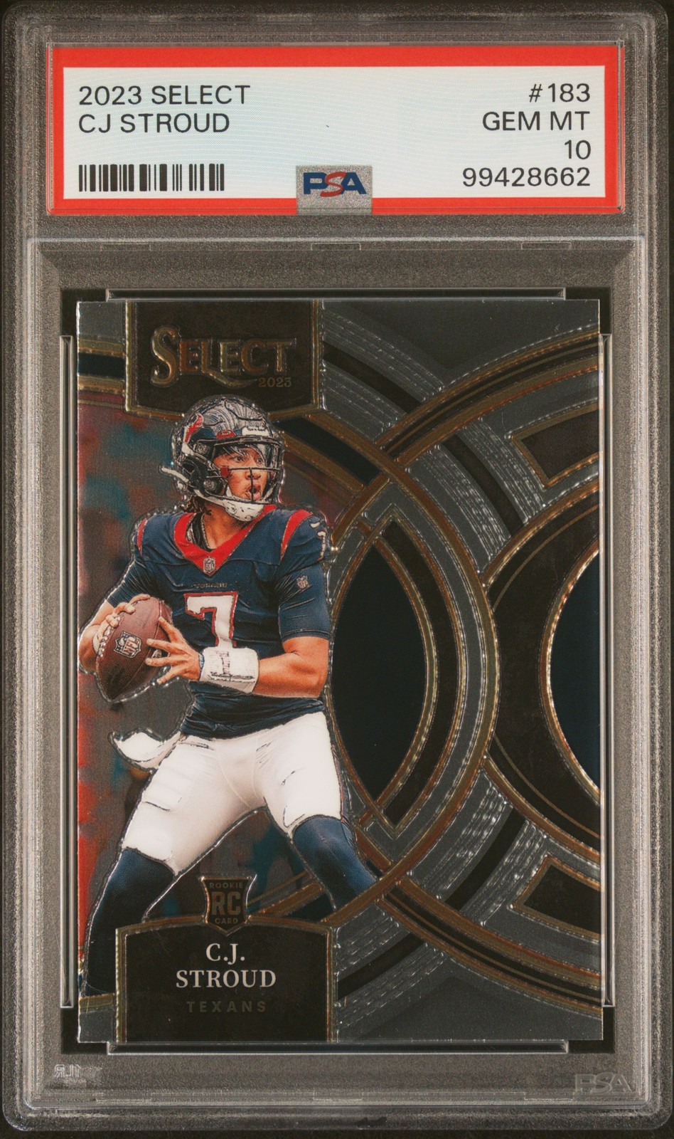 2023 Panini Select CJ Stroud Rookie #183 PSA 10 GEM MINT