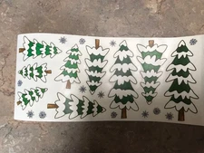 Country Christmas Me & My Big Ideas Winter Pine Trees Sticker 4 Sheets 2001 