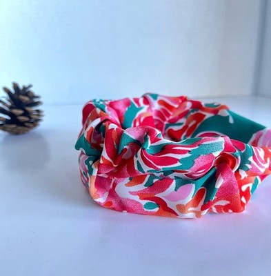 Handmade Floral Padded Headband For Women   Colorful Boutique Hair Accessory Wit