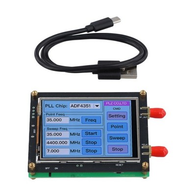 Frequenzen effizient testen mit dem ADF4351 Touchscreen Signalgenerator