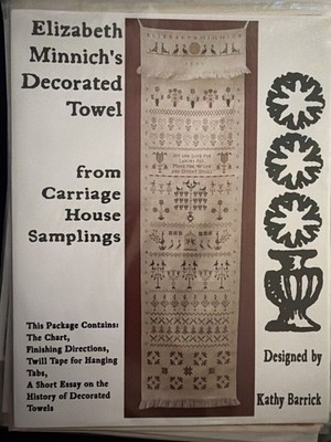 Carriage House Samplings Elizabeth Minnich Decorated Towel