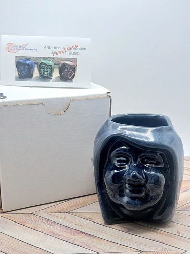 Rare 2020 Red Wing Blue Monk Head Matchstick Holder In Box Convention Cancelled