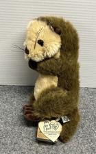 Heart Tap Animal Otter 11" Plush Realistic Brown Tan Stuffed