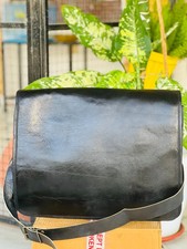 leather vintage laptop messenger bag satchel men's genuine briefcase handmade
