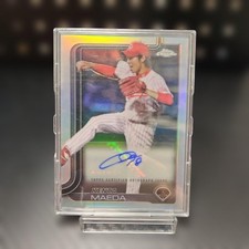 Kenta Maeda Signed Card 2025 TOPPS CHROME NPB