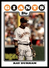 2008 Topps Ray Durham San Francisco Giants #81