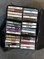Lot Of 43 Rock Cassette Tapes Heart Elton John Ray Steven  s ZZ Top Queen  MORE