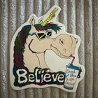 DUTCH Bros UNICORN Blood STICKER Decal COFFEE Rare OLD Design HTF DB Car Yeti