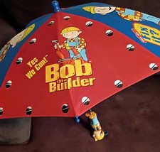 Bob the Builder Kids Umbrella Bob the Builder Character Red/Blue/Yellow Plastic