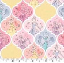 LINED WINDOW VALANCE CURTAIN 42 X 15 DISNEY PRINCESS CINDERELLA BELLE AURORA