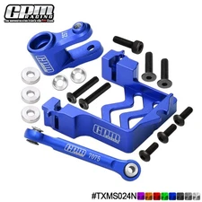 GPM Alu Servo Mount +Tie Rod+25T Servo Horn TRAXXAS 1/10 Maxx 1.0/2.0 Maxx Slash