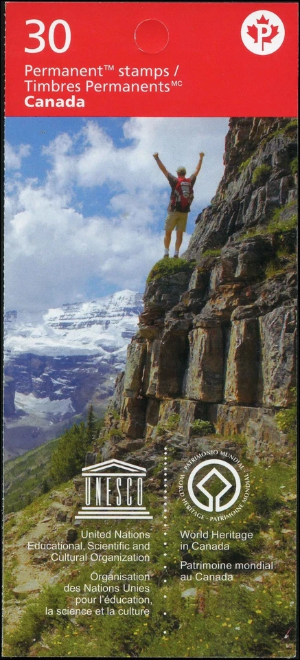 Canada Stamps Booklets of 30, World Heritage Sites in Canada, #2723b, BK579 MNH - Image 2 of 2