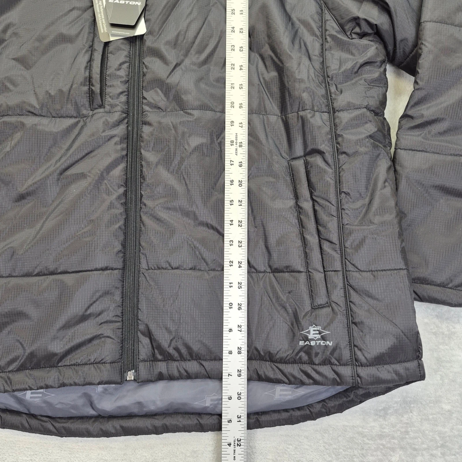 Easton EQ5 Team Parka Mens XL Black PrimaLoft Insulated Puffer Jacket EQ5 - product detail image 7