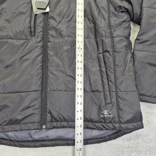 Easton EQ5 Team Parka Mens XL Black PrimaLoft Insulated Puffer Jacket EQ5 image 7