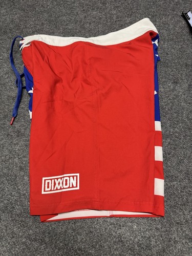 Gebrauchte Dixxon Boardshorts amerikanische Flagge Badehose Herren 34 11" Schrittlänge - Bild 4 von 9