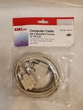 GC Electronics 45-314 COMPUTER CABLE, DB9M/DB9F 10'