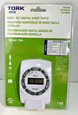 NEW in Package - Nsi TORK 460E Plug-In Indoor Timer  7 day  White 125V 1000W