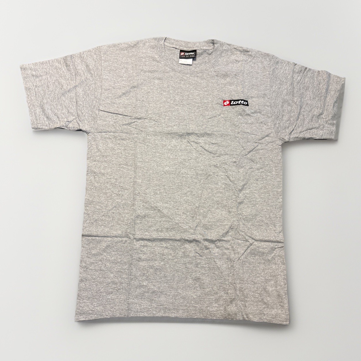 Vintage Lotto Italian Sport Gray T-Shirt Men’s Large NEW With Tags NOS