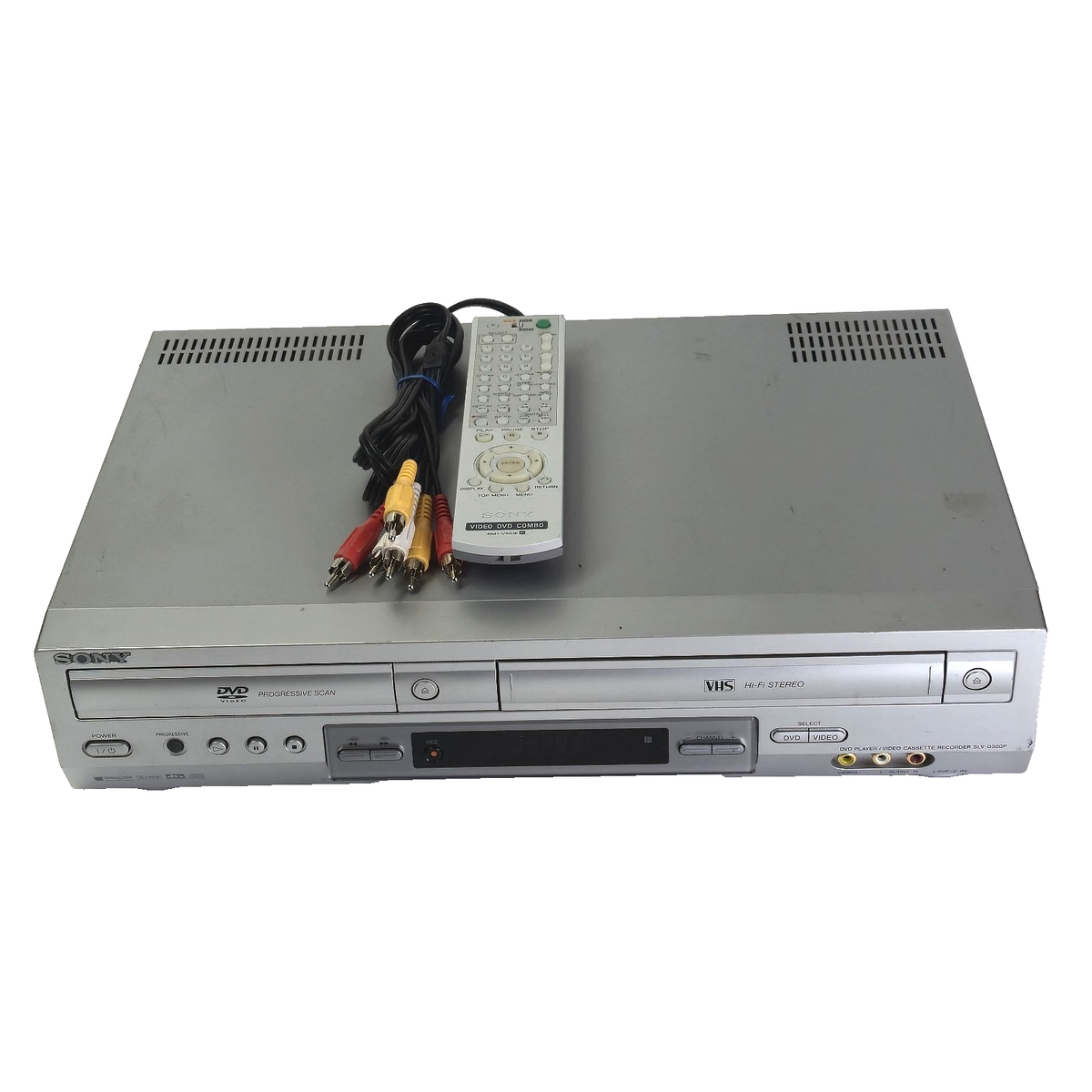 Sony SLV-D300P DVD VCR VHS Combo Dual Player Component Remote