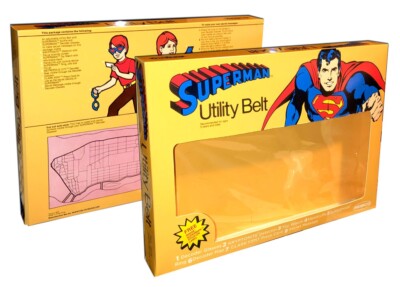 Remco SUPERMAN UTILITY BELT BOX (Box Only!)