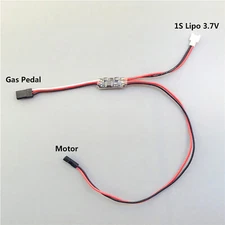 For RC Aircraft Boat 720 820 1S 4A Brushed Mini ESC Speed Controller DC3.6-5.8V