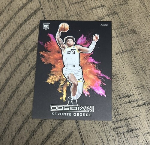 KEYONTE GEORGE 2023-24 OBSIDIAN COLOR BLAST BLACK ROOKIE SSP RC