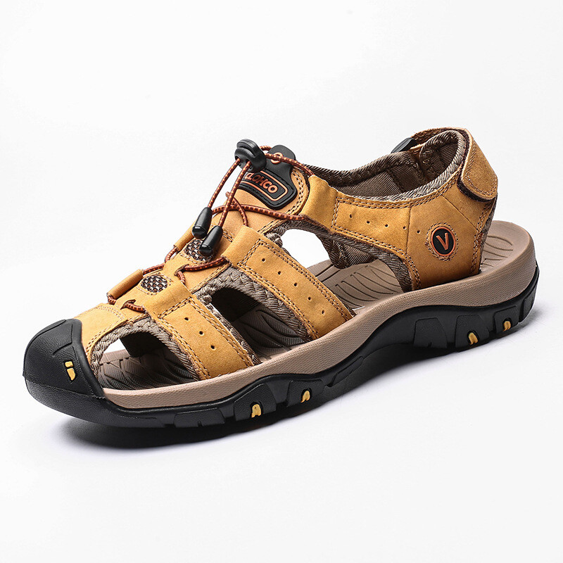 Mens Walking Sandals Sports Outdoor Trekking Hiking Shoes Shingle Brown New eBay