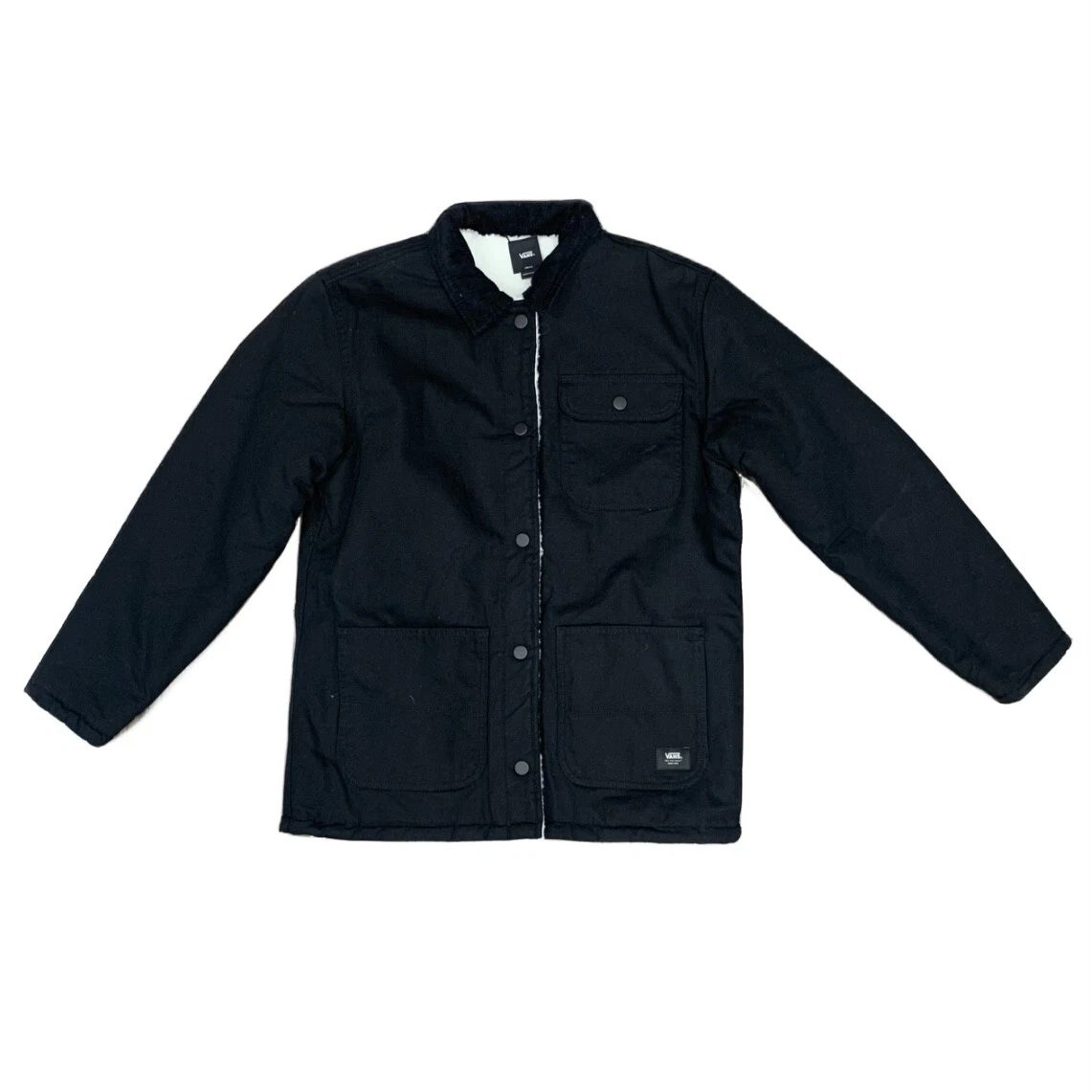 Vans drill hotsell chore coat black