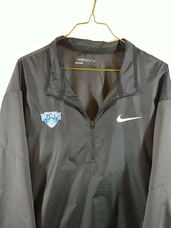  St. Louis Billikens Nike Golf Pullover, Size XL, Black ¼ Zip, Logos, #3033 - Image 2 of 4